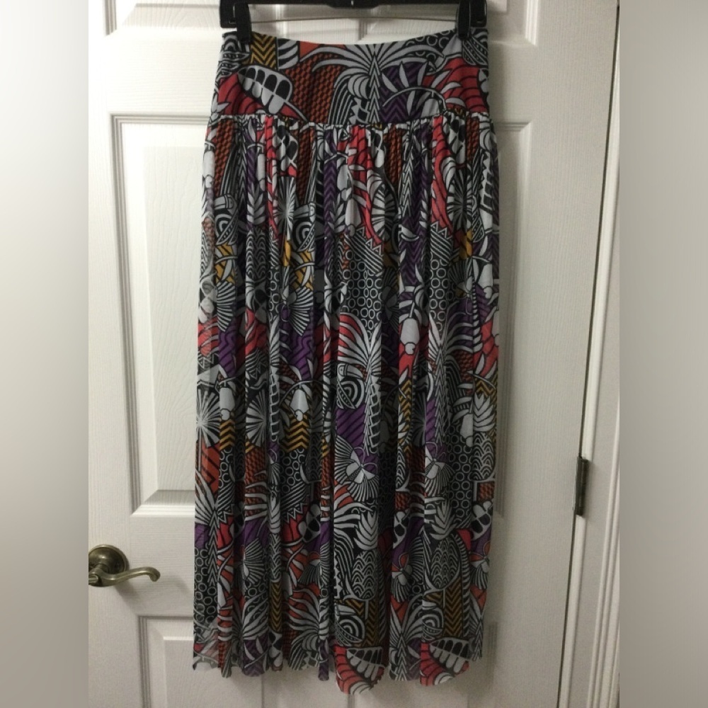 Farm by Rio for Anthropologie print maxi skirt
